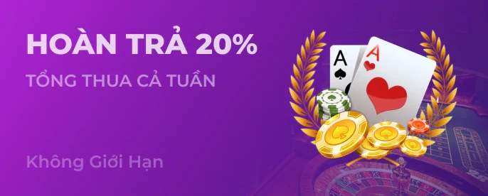 LUCKY88 Thắng Cực Đã, Thua Đã Có LUCKY88 Lo  - Hoàn Cược Thua 20% Mỗi Tuần